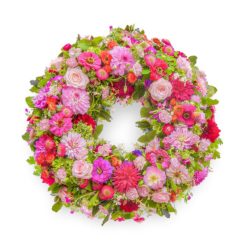 Trauerkranz 'Sommerwiese' von Blumen Weimar in Neu-Ulm