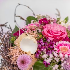 Osternest pink-rosé von Blumen Weimar in Neu-Ulm Detail 1