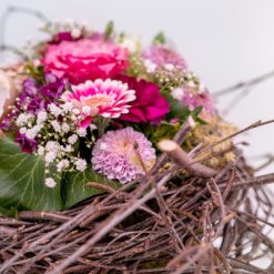 Osternest pink-rosé von Blumen Weimar in Neu-Ulm Detail 2